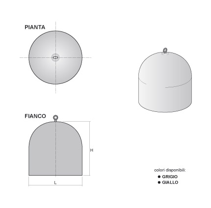 Dissuasori spartitraffico con occhiolo